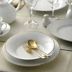 سرویس غذاخوری شهرزاد لومیو 108 پارچه چینی زرین