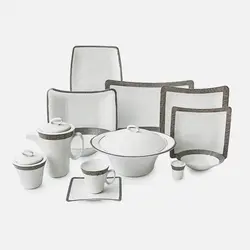 سرویس غذاخوری وینچی سورن 97 پارچه چینی زرین