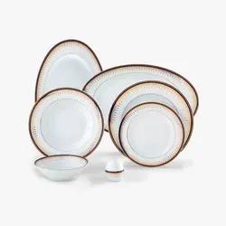 سرویس غذاخوری ایتالیا اف خاطره 102 پارچه چینی زرین - فروشگاه اینترنتی پرنس هوم