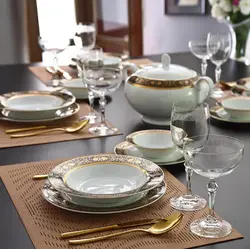 سرویس غذاخوری ایتالیا اف میدنایت 102 پارچه چینی زرین