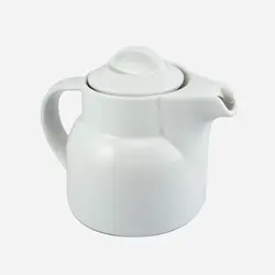 قوری چینی تقدیس 1 نفره لعاب دار سفید - فروشگاه اینترنتی پرنس هوم