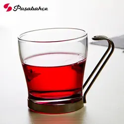 فنجان چای خوریی انگاره دسته استیل پاشاباغچه کد 42665 - فروشگاه اینترنتی پرنس هوم