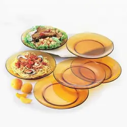 ست 18 پارچه عسلی دورالکس فرانسه Duralex - فروشگاه اینترنتی پرنس هوم