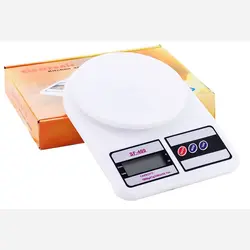 ترازو دیجیتالی آشپزخانه سفید کد sf 400 - فروشگاه اینترنتی پرنس هوم - ترازو دیجیتالی آشپزخانه