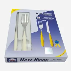 ست 12 پارچه کارد و چنگال رنگی نیوهوم - فروشگاه اینترنتی پرنس هوم