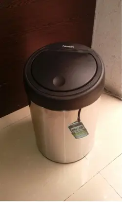 سطل زباله استیل تاچ بین آکا الکتریک 40لیتر - فروشگاه اینترنتی پرنس هوم