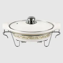 سوفله خوری چینی متوسط یونیک کد 8543 بیضی - فروشگاه اینترنتی پرنس هوم