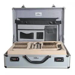 سرویس کیفی 129 پارچه قاشق و چنگال یونیک کد 5972 - فروشگاه اینترنتی پرنس هوم