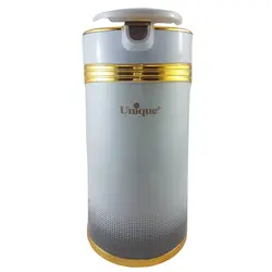 فلاسک 1 لیتر یونیک کد 1715 - فروشگاه اینترنتی پرنس هوم فلاسک استیل گلدار طلایی نقره ای