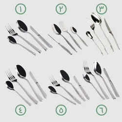سرویس 33 پارچه قاشق و چنگال یونیک کد 5700 - فروشگاه اینترنتی پرنس هوم