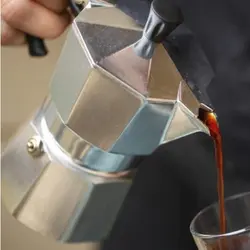 قهوه جوش و اسپرسو ساز آلومینیوم 2 کاپ - فروشگاه اینترنتی پرنس هوم