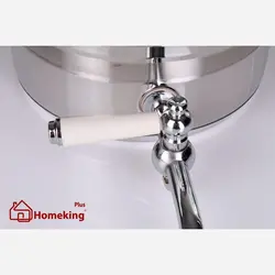 کتری و قوری استیل 4 لیتر هوم کینگ کد 1040