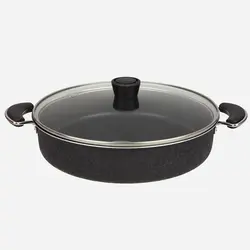 تابه پوشش گرانیت دو دسته سایز 32 تکنو ظرف