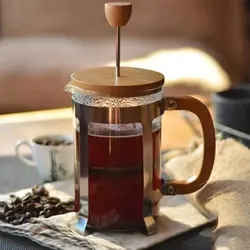 فرنچ پرس چوبی 350 میلی لیتر بامبو
