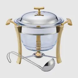 یونیک سوفله خوری طلایی خارجی سوپخوری 4 لیتری کد 3853 مناسب سوپ - فروشگاه اینترنتی پرنس هوم