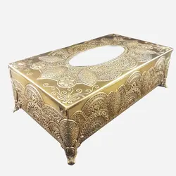 جای دستمال کاغذی آنتیک یونیک کد 1317 نقش برجسته - فروشگاه اینترنتی پرنس هوم