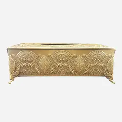 جای دستمال کاغذی آنتیک یونیک کد 1317 نقش برجسته - فروشگاه اینترنتی پرنس هوم