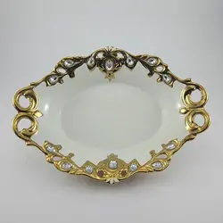 میوه خوری کوچک سرامیک طلایی یونیک کد 1641 - فروشگاه اینترنتی پرنس هوم