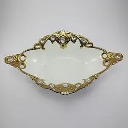 کشکول خوری سرامیک طلایی یونیک کد 1649 - فروشگاه اینترنتی پرنس هوم