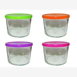 ظرف نگهدارنده 4 تایی دربدار لاو کد 384 - فروشگاه اینترنتی پرنس هوم