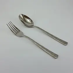 قاشق چنگال 12 پارچه استیل یونیک کد 5735 - فروشگاه اینترنتی پرنس هوم