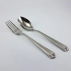 قاشق چنگال 12 پارچه استیل یونیک کد 5726