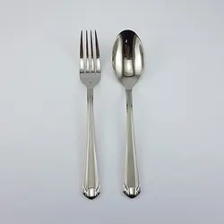 قاشق چنگال 12 پارچه استیل یونیک کد 5726