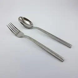 قاشق چنگال 12 پارچه استیل یونیک کد 6384 - فروشگاه اینترنتی پرنس هوم