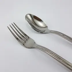 قاشق چنگال 12 پارچه استیل یونیک کد 6384 - فروشگاه اینترنتی پرنس هوم