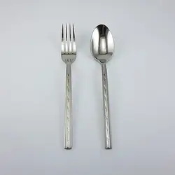 قاشق چنگال 12 پارچه استیل یونیک کد 6384 - فروشگاه اینترنتی پرنس هوم