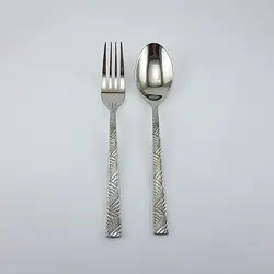 قاشق چنگال 12 پارچه استیل یونیک کد 5980 - فروشگاه اینترنتی پرنس هوم