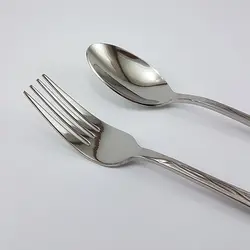 قاشق چنگال 12 پارچه استیل یونیک کد 5744 - فروشگاه اینترنتی پرنس هوم