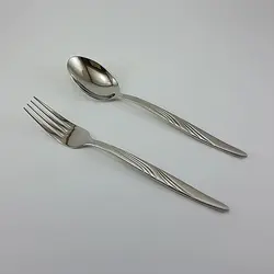 قاشق چنگال 12 پارچه استیل یونیک کد 5743 - فروشگاه اینترنتی پرنس هوم