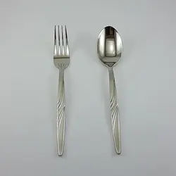 قاشق چنگال 12 پارچه استیل یونیک کد 5743 - فروشگاه اینترنتی پرنس هوم