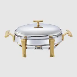 یونیک سوفله خوری طلایی خارجی بیضی 1.5 لیتری کد 3851 بیضی - فروشگاه اینترنتی پرنس هوم