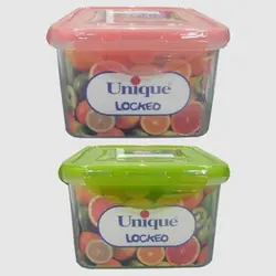 ظرف غذا فریزری مربعی 0.9 لیتر یونیک کد 2835 - فروشگاه اینترنتی پرنس هوم