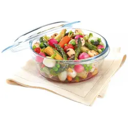 ست 3 قابلمه فر بزرگ پیرکس کد 340 - فروشگاه اینترنتی پرنس هوم