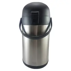 فلاسک 3.5 لیتر پمپی یونیک کد 1824 - فروشگاه اینترنتی پرنس هوم فلاسک استیل پمپی