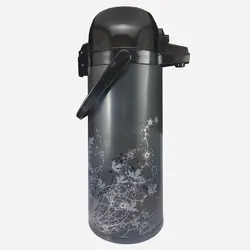 فلاسک 2.5 لیتر پمپی خارجی یونیک کد 9100 - فروشگاه اینترنتی پرنس هوم فلاسک استیل پمپی