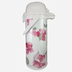 فلاسک 2.5 لیتر پمپی خارجی یونیک کد 9100 - فروشگاه اینترنتی پرنس هوم فلاسک استیل پمپی