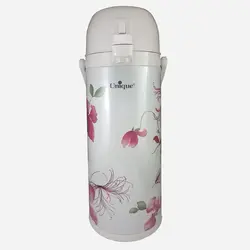 فلاسک 2.5 لیتر پمپی خارجی یونیک کد 9100 - فروشگاه اینترنتی پرنس هوم فلاسک استیل پمپی