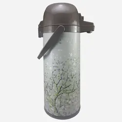 فلاسک 2.5 لیتر پمپی خارجی یونیک کد 9100 - فروشگاه اینترنتی پرنس هوم فلاسک استیل پمپی