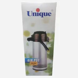 فلاسک 2.5 لیتر پمپی خارجی یونیک کد 9100 - فروشگاه اینترنتی پرنس هوم فلاسک استیل پمپی