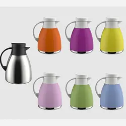 فلاسک 2 لیتری داخل استیل یونیک کد 1803 - فروشگاه اینترنتی پرنس هوم فلاسک استیل شیشه ای