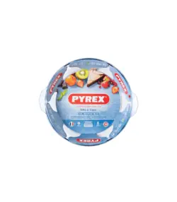 ظرف پیتزا خوری دسته دار پیرکس PYREX کد 198 - فروشگاه اینترنتی پرنس هوم