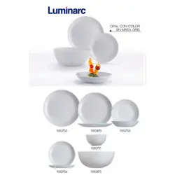 سرویس غذاخوری 26 پارچه دیوالی طوسی لومینارک Diwali - فروشگاه اینترنتی پرنس هوم