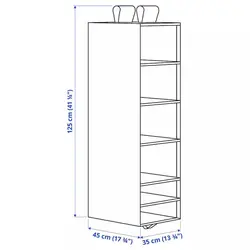 قفسه آویز پارچه‌ای ایکیا IKEA-SKUBB - فروشگاه اینترنتی پرنس هوم