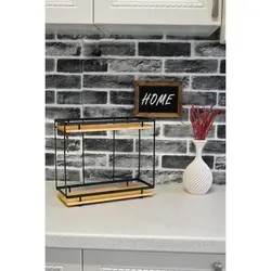 استند جا ادویه ای مدل دو طبقه یونیک کد 2927 - فروشگاه اینترنتی پرنس هوم