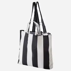 کیف دستی سفید مشکی ایکیا IKEA-SKYNKE - فروشگاه اینترنتی پرنس هوم