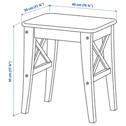 چهارپایه چوبی ایکیا IKEA-INGOLF - فروشگاه اینترنتی پرنس هوم